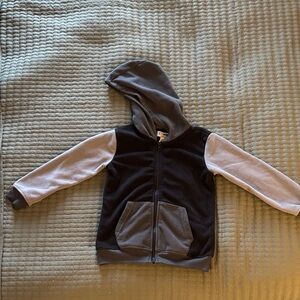 Kids Gray and Black Hoodie